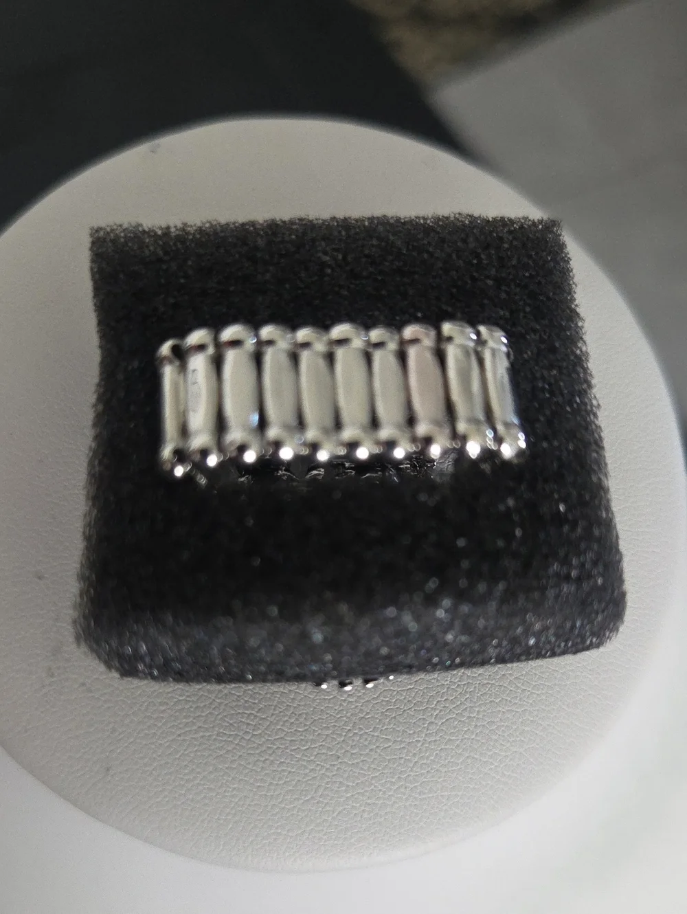 Paparazzi Blowing Off Steampunk White Ring NWT